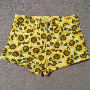 Forever 21 Sunflower Shorts